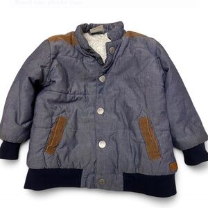 Stylish Blue and Brown Kids Jacket